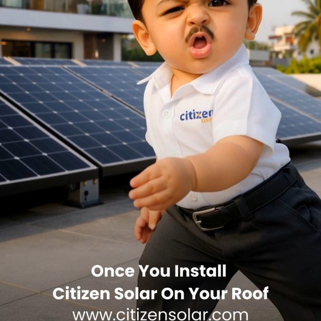 😌 Install Once. Relax Always. ☀️

Once you install Citizen Solar, there’s nothing more to worry about.
Reliable performance, long life, and consistent power - designed for real Indian conditions.

Because peace of mind should come with your solar panel. ⚡
Citizen Solar – Bharat ka apna solar panel. 🇮🇳

📞 Enquiries: +91 8000 111 222
🌐 www.citizensolar.com

#CitizenSolar #SolarPeaceOfMind #RooftopSolar