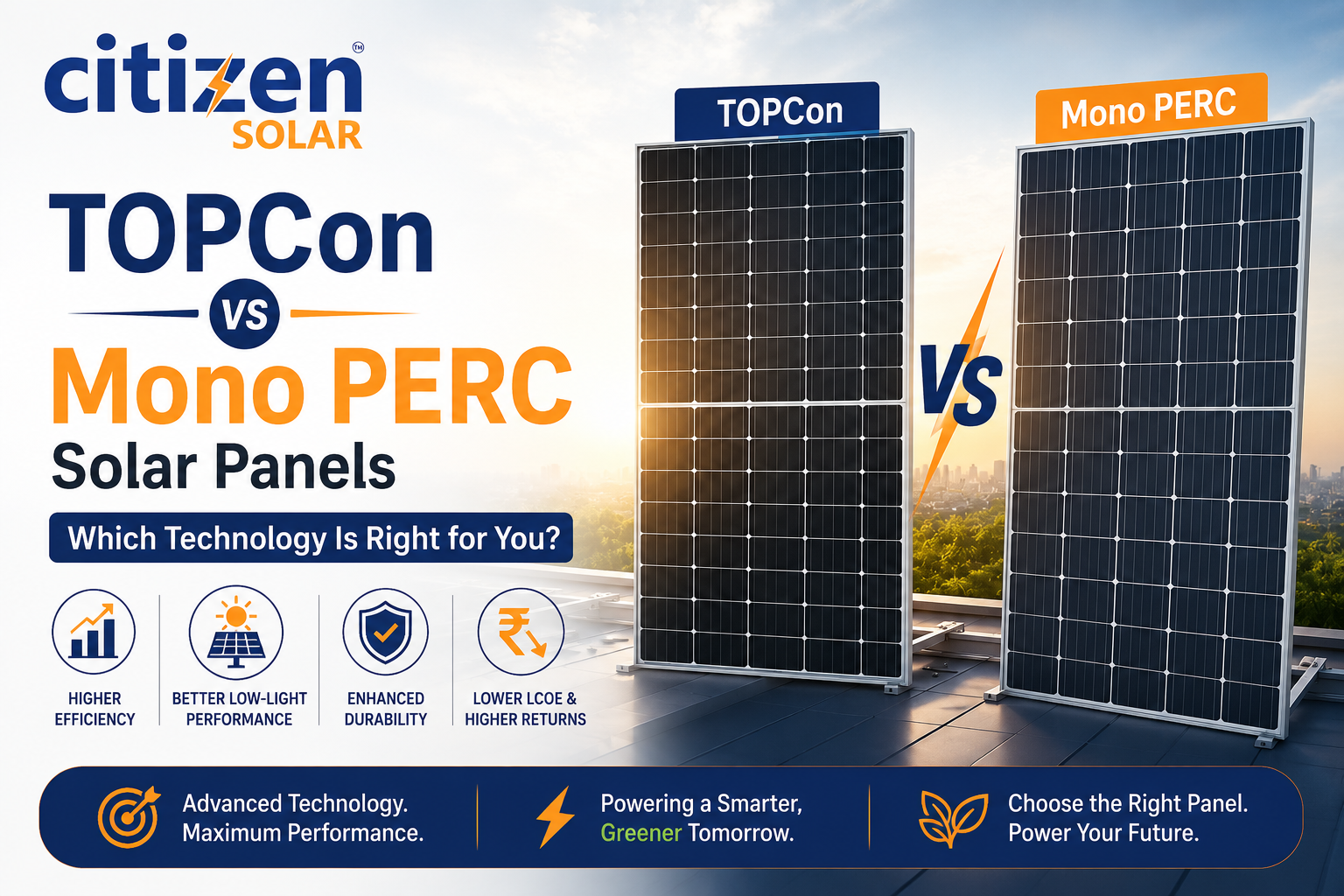 TOPCon vs Mono PERC Solar Panels