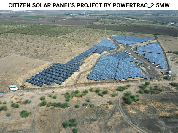 Citizen Solar Panel's Project By Powertrac_2.5MW
